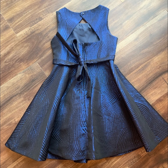Rare Editions Formal Dress (black/blue) aero decent - Picture 2 of 5